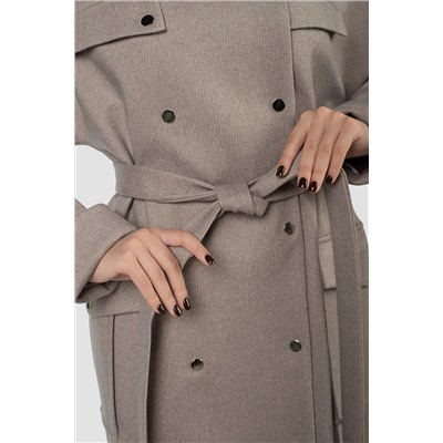 01-12087 Пальто женское демисезонное (пояс)