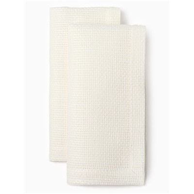 Набор салфеток «Этель» Cloudy, 40×40 см - 2 шт., лён 100%, 210 г/м²