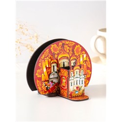 Набор пасхальный салфетница и подставка под зубочистки «Храм»