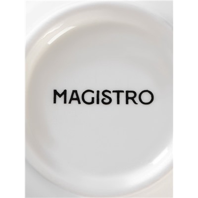 Кружка Magistro Rodos, 300 мл, фарфор, белая
