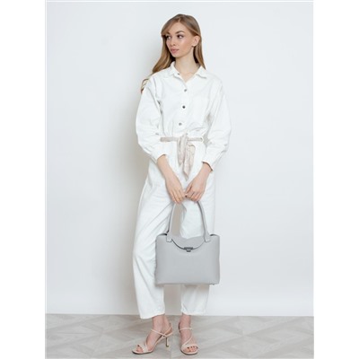 Женская кожаная сумка Richet 3171LN 334 Серый