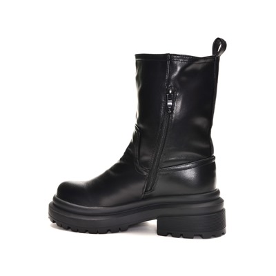 998 Fashion A5351-МП/Z Ботинки женские чер иск кожа, подклад нат шерсть