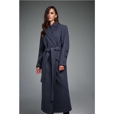 DiLiaFashion 0879 серый, Пальто