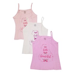 4556 Майка для девочек многоцвет (BAYKAR)