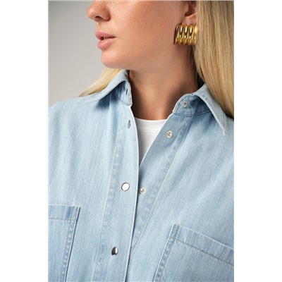 Женская джинсовая рубашка Happyfox