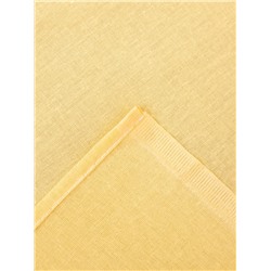 Простыня 1.5 спальная «Этель», 150×220 см, жёлтая, бязь, хлопок 100%