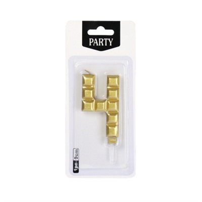 Свеча Цифра / KL-19gold /уп 360/