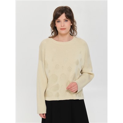 Джемпер вязаный с длинными рукавами