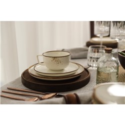 Тарелка Magistro «Церера», d=20.3 см, фарфор, белая