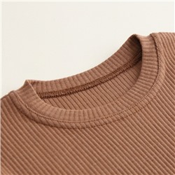 Пижама детская SL HOME, размер 34 (122-128 см), цвет кофейный