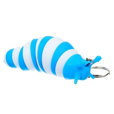 Игрушка антистресс гусеница «Чик-чирик», цвета МИКС, брелок, в шоубоксе