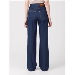 Джинсы прямые серо-синего цвета