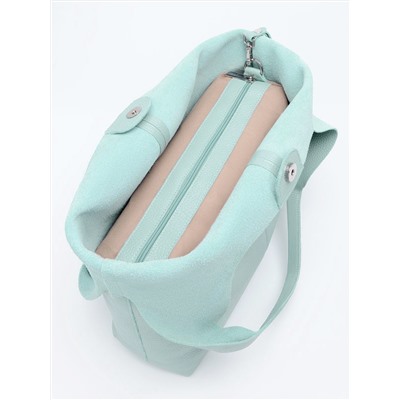 Женская кожаная сумка Richet 2903LN 897 Голубой