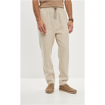 Брюки лен P411-0865 natural linen