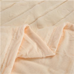 Плед кролик полоса 220/240 Blumarine персик 2102-02