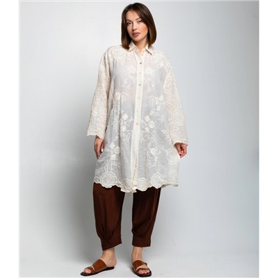 Рубашка #КТ702 (4), светло-бежевый