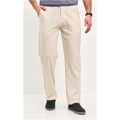 Брюки лен F511-0851 l.beige