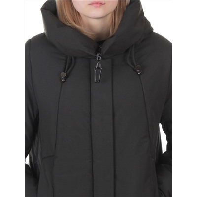 M-9098 DK. GREEN Пальто зимнее женское (верблюжья шерсть, 120 гр. холлофайбер)