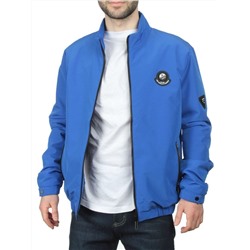 EM25057-1 BLUE Куртка-бомбер мужская демисезонная (100 гр. синтепон)