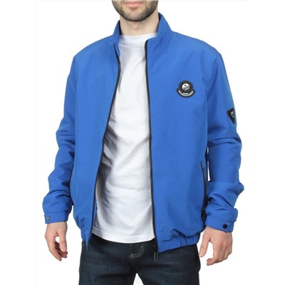EM25057-1 BLUE Куртка-бомбер мужская демисезонная (100 гр. синтепон)