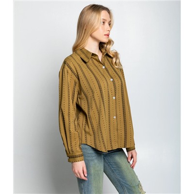 Рубашка #КТ129 (1), оливковый