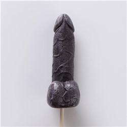 Карамель на палочке «Мега Мистер» чёрный, (18+), 140 г
