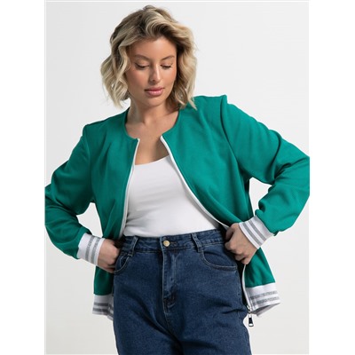 Бомбер Аланис (изумрудный) Б15407-7М