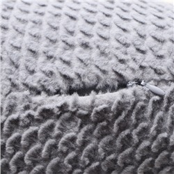 Подушка декоративная «Этель. Треугольник», d=40 см, серая