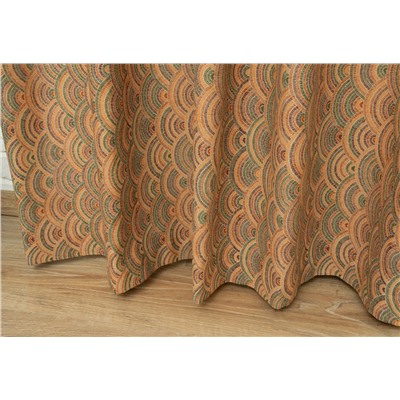 Комплект штор "Amina coor culla", оранжевый (naranja), 160*250 см (df-200499-gr)