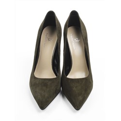 06-A91A-636LY DK.GREEN Туфли женские (натуральная замша)