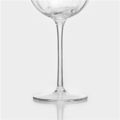 Бокал для вина Magistro «Тира», 410 мл, 22×7 см, стекло, прозрачный