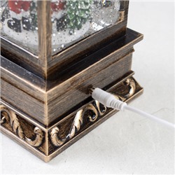 Светильник настольный новогодний 29/34 см / NG206-31 /уп 12/ музыкальный