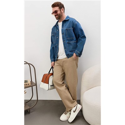 Куртка джинс F611-1243 middle blue