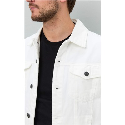 Куртка джинс F411-1257 white