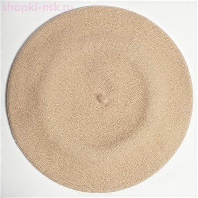 Берет фетр без отделки 12 Берет женский (59-61)