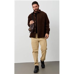 Рубашка вельвет F221-0470 brown