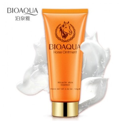 Пенка для умывания с лошадиным жиром BioAqua Horseoil, 100 гр