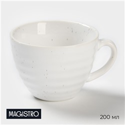 Чашка Magistro Urban, 200 мл, фарфор, белая