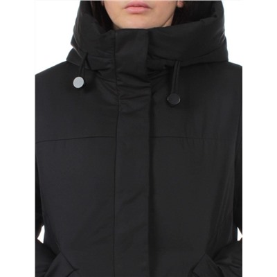 M-23169 BLACK Пальто зимнее женское (верблюжья шерсть)