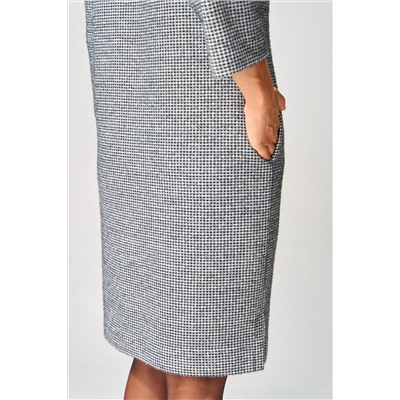 Laikony L-183 черно-белый, Платье