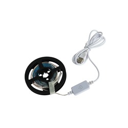 Фитолента для растений Luazon Lighting, светодиодная, 10.3 Вт, 2 м, IP65, 5 В, 60 LED/м, диммер, USB, SMD5050, мультиспектральная