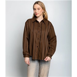 Рубашка #КТ129 (1), шоколадный