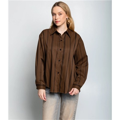 Рубашка #КТ129 (1), шоколадный