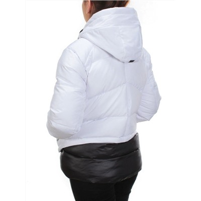 21068 WHITE Куртка зимняя женская FLANCE ROSE (200 гр. холлофайбера)