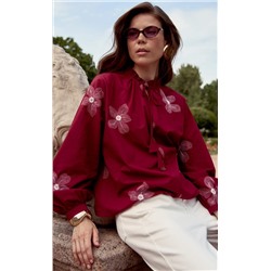Блузка P612-1110 bordo