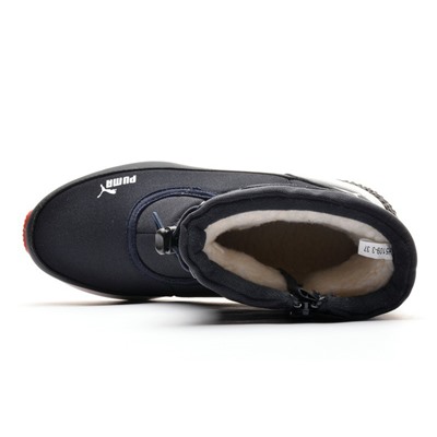Sport + PM DB5109-3K Полусапожки син текстиль+нубук, подклад иск мех