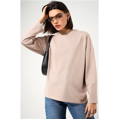 Женский лонгслив оверсайз Happyfox