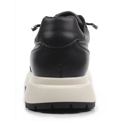 03-A970-1 BLACK Кроссовки женские (натуральная кожа)