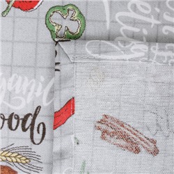 Скатерть декоративная 'Радушная хозяйка' 145х145, рогожка, 100 % хлопок, 'Чили'