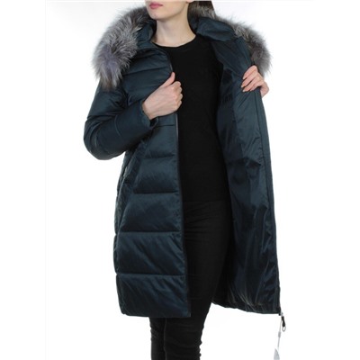 352 DK. GRAY Пальто зимнее с чернобуркой OMMEITT